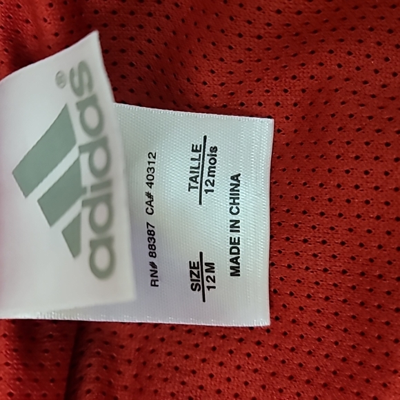 Boys Adidas Wind Breaker Jacket, Size 12 months - Picture 7 of 8